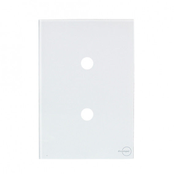 Placa p/ 2 Furos 4x2 - Dicompel Placa p/ 2 Furos 4x2 - Dicompel